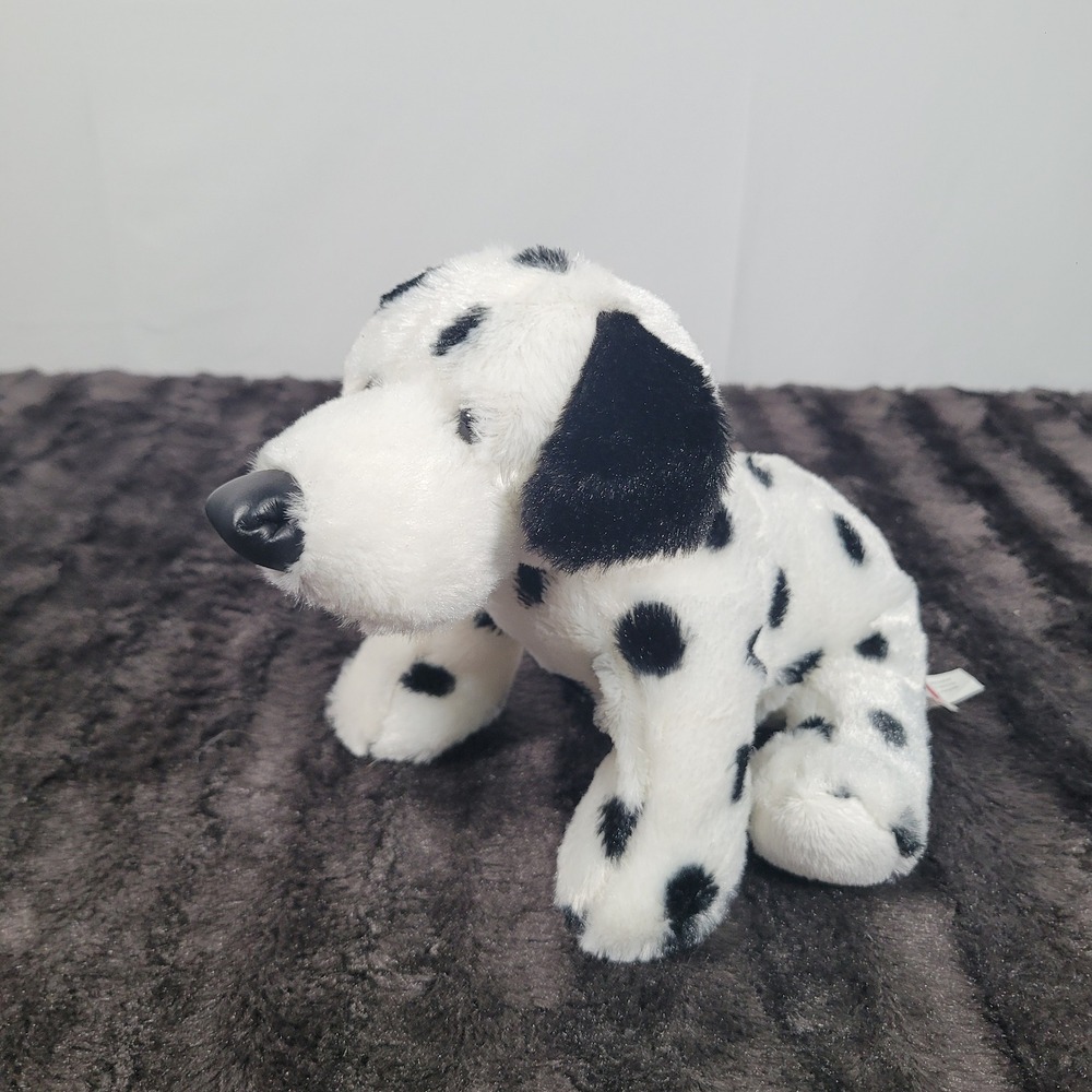 Webkinz Dalmatian Plush Dog Ganz HM123 Black White Spotted Stuffed Animal